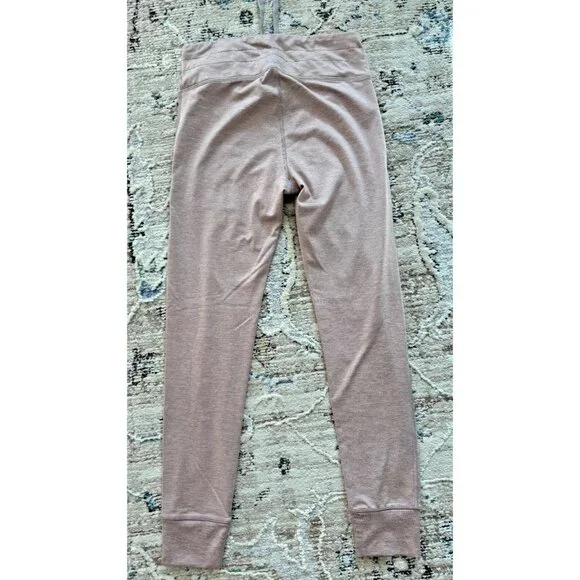 OFFLINE By Aerie Real Me Warmup Drawcord Leggings Light‎ Pink Size Medium Cozy - Picture 2 of 7
